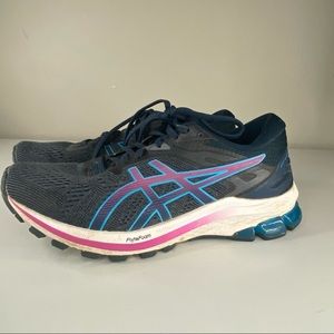 Asics French Blue and Digital Grape Sneakers